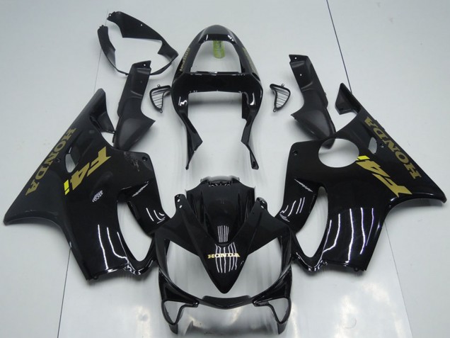 Discount 2001-2003 Glossy Black Gold Decals Honda CBR600 F4i Motorcycle Fairings Canada