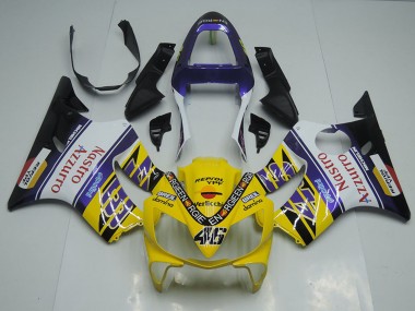 Discount 2001-2003 Yellow White Blue Black Red Nastro Azzurro Honda CBR600 F4i Motorcycle Fairings Canada