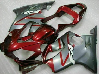 Discount 2001-2003 Silver Red Honda CBR600 F4i Motorcycle Fairing Kits Canada