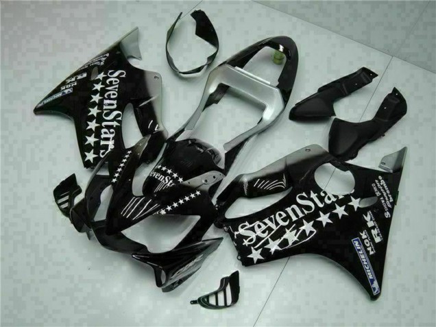 Discount 2001-2003 Glossy Black Silver SevenStars Honda CBR600 F4i Motorcycle Fairings Canada