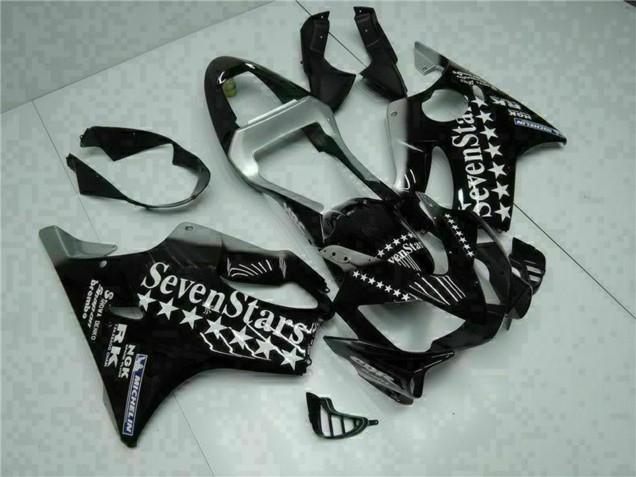 Discount 2001-2003 Glossy Black Silver SevenStars Honda CBR600 F4i Motorcycle Fairings Canada