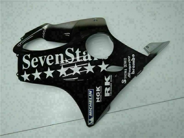 Discount 2001-2003 Glossy Black Silver SevenStars Honda CBR600 F4i Motorcycle Fairings Canada