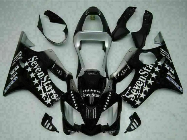 Discount 2001-2003 Glossy Black Silver SevenStars Honda CBR600 F4i Motorcycle Fairings Canada