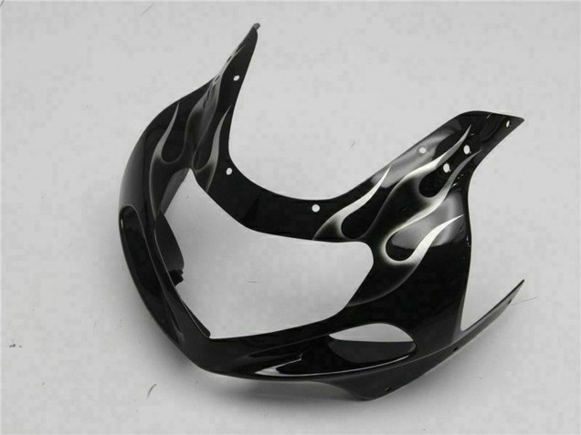 Discount 2001-2003 Glossy Black Silver Flame Suzuki GSXR 600/750 Motorcycle Fairings Canada