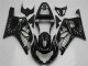 Discount 2001-2003 Glossy Black Silver Flame Suzuki GSXR 600/750 Motorcycle Fairings Canada