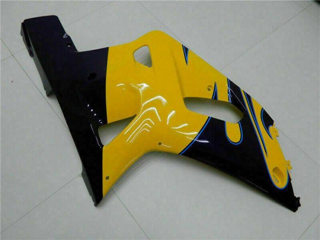 Discount 2001-2003 Yellow Dark Blue Glossy Black Suzuki GSXR 600/750 Motorcycle Fairings Canada