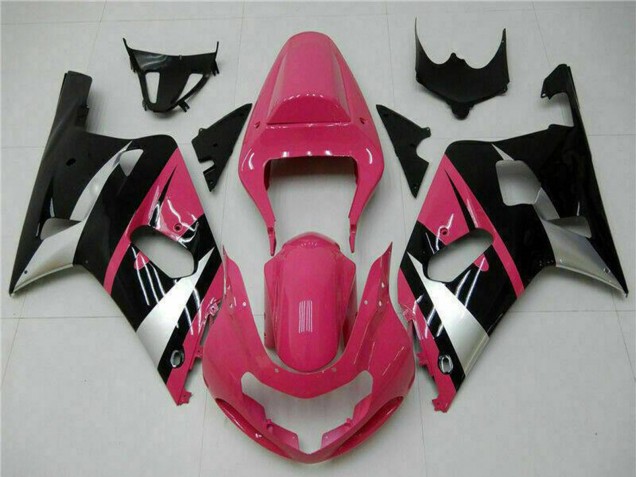Discount 2001-2003 Pink Silver Glossy Black Suzuki GSXR 600/750 Motorcycle Fairings Canada