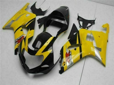 Discount 2001-2003 Yellow Black Suzuki GSXR 600/750 Motorcycle Fairings Canada