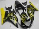 Discount 2001-2003 Glossy Black Yellow Flame Suzuki GSXR 600/750 Motorcycle Fairings Canada