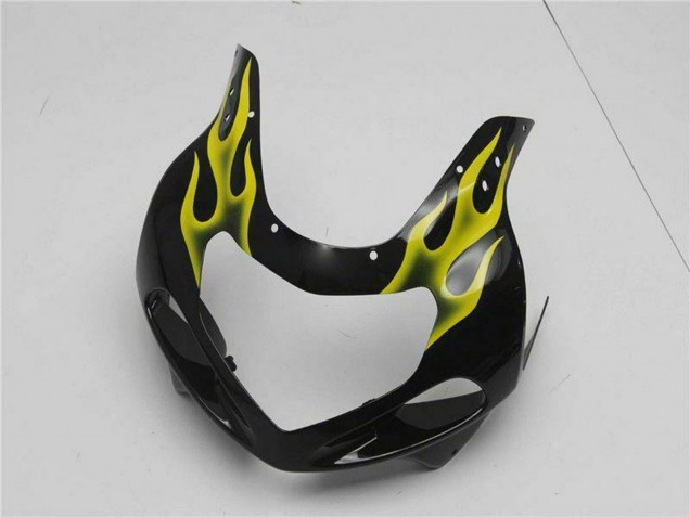 Discount 2001-2003 Glossy Black Yellow Flame Suzuki GSXR 600/750 Motorcycle Fairings Canada
