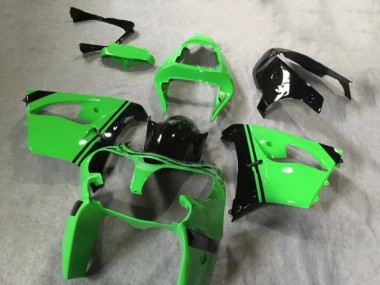 Discount 2002-2003 Green Glossy Black Kawasaki ZX9R Motorcycle Fairings Canada