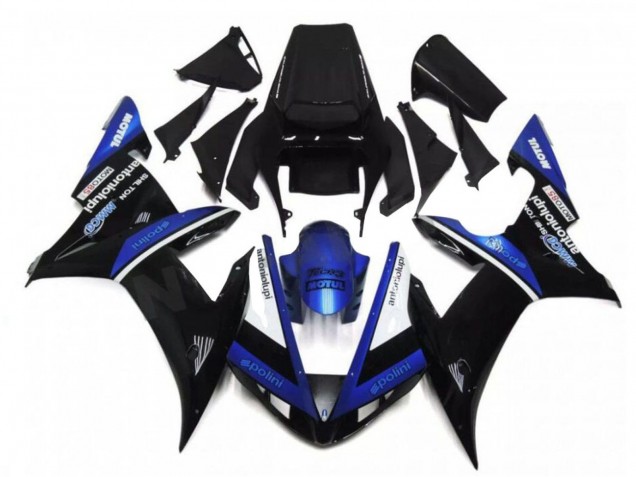 Discount 2002-2003 Black White Blue Yamaha YZF R1 Motorcycle Fairings Canada