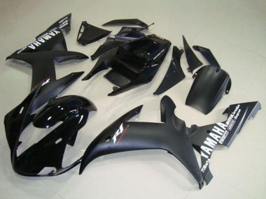 Discount 2002-2003 Glossy Black Matte Black White Decals Yamaha YZF R1 Motorcycle Fairings Canada