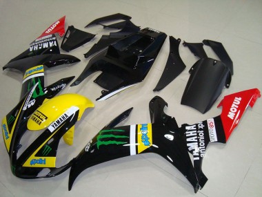 Discount 2002-2003 Glossy Black Yellow Red Green Motul Monster Yamaha YZF R1 Motorcycle Fairings Canada