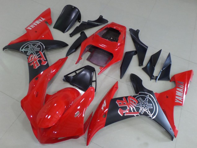 Discount 2002-2003 Red Matte Black Yamaha YZF R1 Motorcycle Fairings Canada
