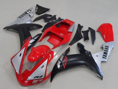 Discount 2002-2003 Red Silver Matte Black Yamaha YZF R1 Motorcycle Fairings Canada
