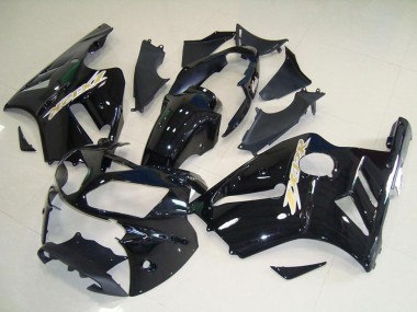 Discount 2002-2006 Glossy Black Kawasaki ZX12R Motorcycle Fairing Kits Canada