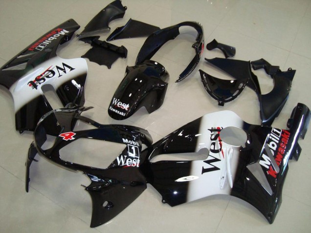 Discount 2002-2006 Glossy Black White West Red Kawasaki ZX12R Motorcycle Fairings Canada