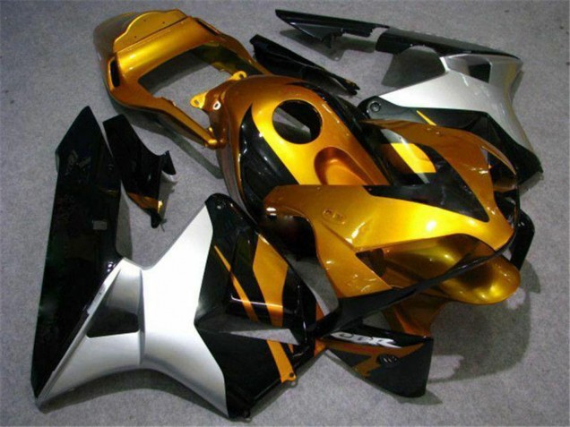 Discount 2003-2004 Silver Gold Glossy Black Honda CBR600RR Motorcycle Fairing Canada
