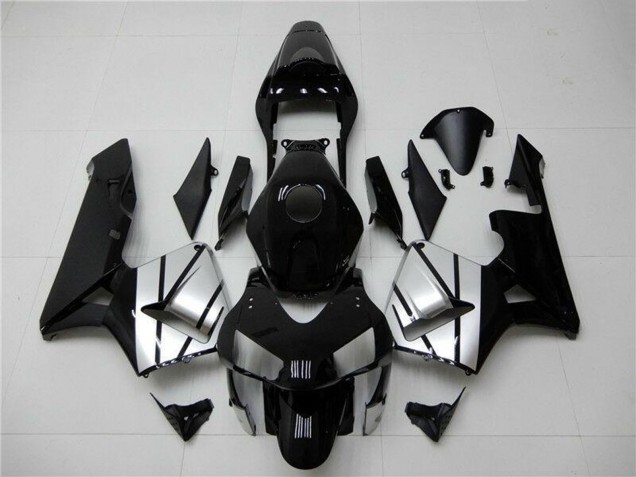 Discount 2003-2004 Silver Glossy Black Stripe Honda CBR600RR Motorcycle Fairings Canada