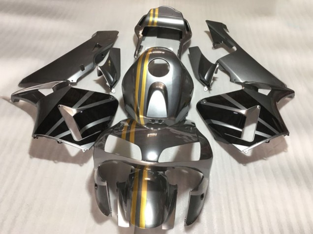 Discount 2003-2004 Silver Gold Glossy Black Honda CBR600RR Motorcycle Fairings Canada
