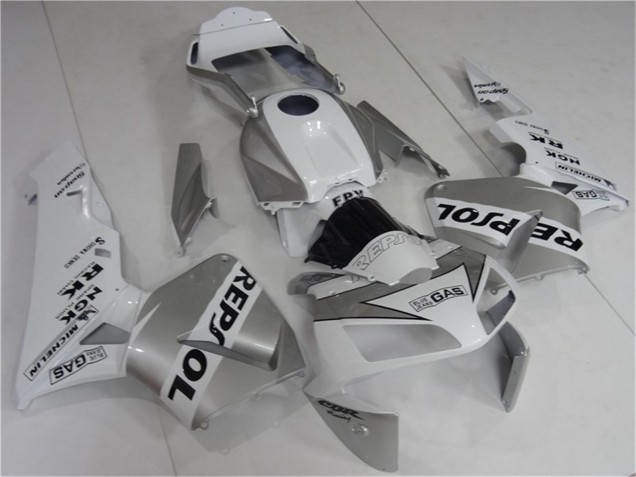 Discount 2003-2004 White Silver Black Repsol Honda CBR600RR Motorcycle Fairing Canada