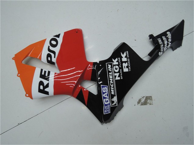 Discount 2003-2004 Orange White Red Glossy Black Repsol Honda CBR600RR Motorcycle Fairing Kits Canada