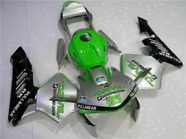Discount 2003-2004 Silver Green Glossy Black Honda CBR600RR Motorcycle Fairing Canada