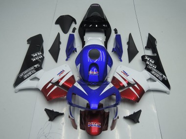 Discount 2003-2004 White Red Blue Glossy Black HRC Honda CBR600RR Motorcycle Fairings Canada