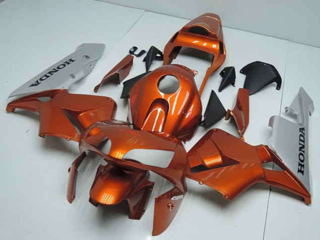 Discount 2003-2004 Silver Orange Honda CBR600RR Motorcycle Fairings Canada