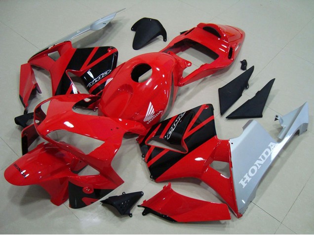 Discount 2003-2004 Red Silver Glossy Black Honda CBR600RR Motorcycle Fairings Canada