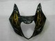 Discount 2003-2004 Glossy Black Gold Flame Suzuki GSXR 1000 Motorcycle Fairings Canada