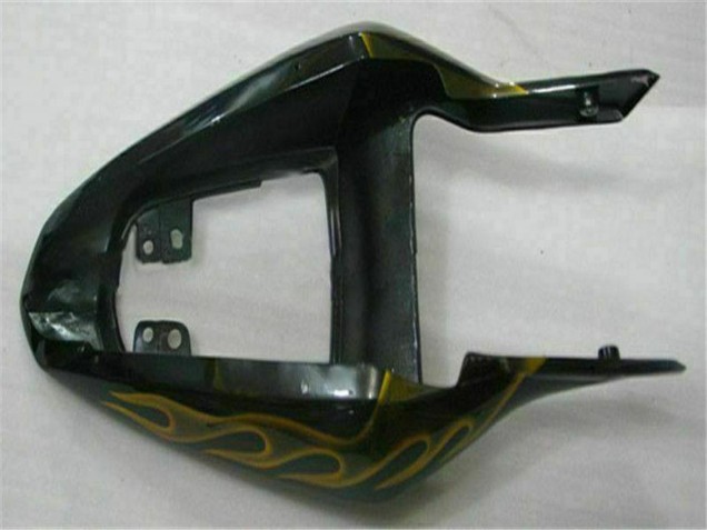 Discount 2003-2004 Glossy Black Gold Flame Suzuki GSXR 1000 Motorcycle Fairings Canada