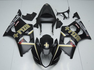 Discount 2003-2004 Matte Black Rizla Suzuki GSXR 1000 Motorcycle Fairings Canada