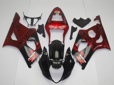 Discount 2003-2004 Red Glossy Black Suzuki GSXR 1000 Motorcycle Fairing Canada