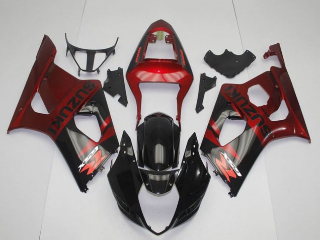Discount 2003-2004 Red Glossy Black Suzuki GSXR 1000 Motorcycle Fairing Canada