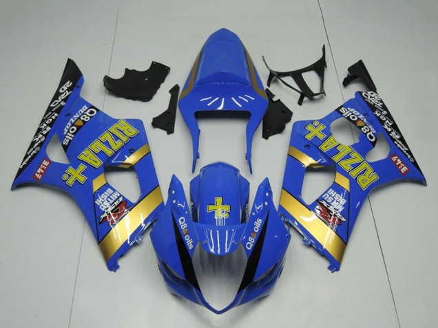 Discount 2003-2004 Blue Gold Black Rizla Suzuki GSXR 1000 Motorcycle Fairing Canada