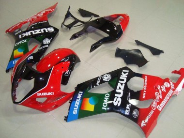 Discount 2003-2004 Red Black Blue Green JOMO Pepephone Suzuki GSXR 1000 Motorcycle Fairings Canada