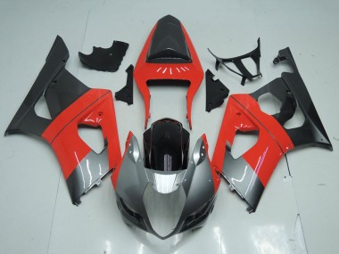 Discount 2003-2004 Red Silver Black Suzuki GSXR 1000 Motorcycle Fairing Canada