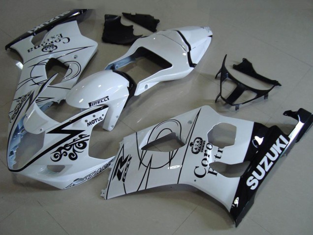 Discount 2003-2004 White Black Corona Suzuki GSXR 1000 Motorcycle Fairings Canada