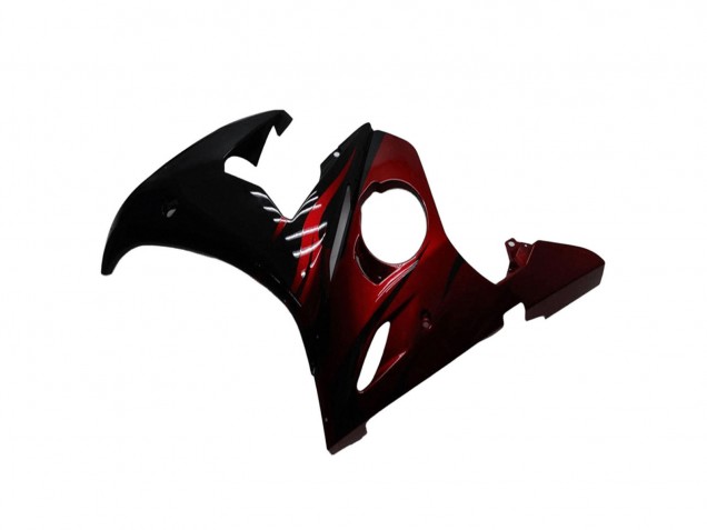 Discount 2003-2004 Glossy Black Red Yamaha YZF R6 Motorcycle Fairing Kits Canada