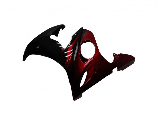 Discount 2003-2004 Glossy Black Red Yamaha YZF R6 Motorcycle Fairing Kits Canada