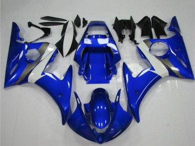 Discount 2003-2004 Blue White Yamaha YZF R6 Motorcycle Fairing Canada