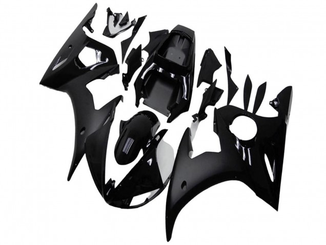 Discount 2003-2004 Glossy Black Matte Black Yamaha YZF R6 Motorcycle Fairings Canada
