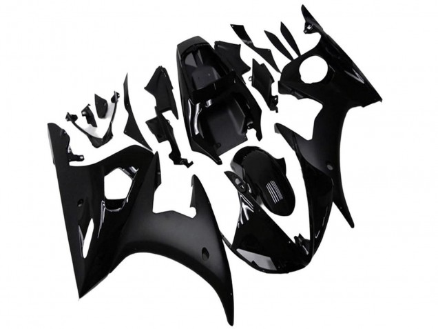 Discount 2003-2004 Glossy Black Matte Black Yamaha YZF R6 Motorcycle Fairings Canada