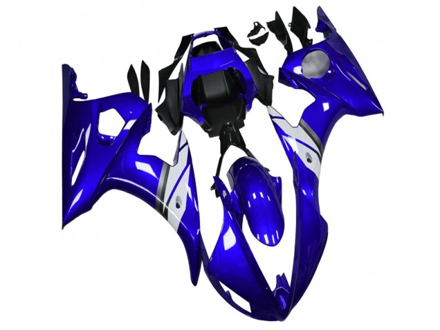 Discount 2003-2004 Blue White Yamaha YZF R6 Motorcycle Fairings Canada