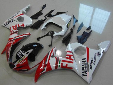 Discount 2003-2004 White Red Fiat Michelin Motul Yamaha YZF R6 Motorcycle Fairings Canada