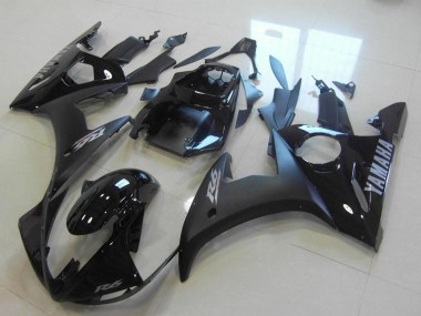 Discount 2003-2004 Glossy Black Matte Black Silver Decals Yamaha YZF R6 Motorcycle Fairings Canada