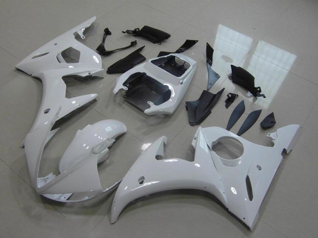 Discount 2003-2004 Glossy White Yamaha YZF R6 Motorcycle Fairings Canada