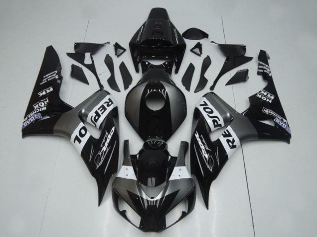 Discount 2004-2005 Grey White Glossy Black Repsol Honda CBR1000RR Motorcycle Fairings Canada